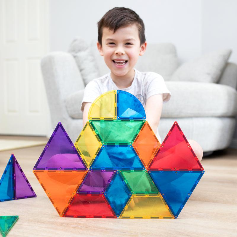36 Piece Rainbow Shape Pack - Connetix Magnetic Tiles