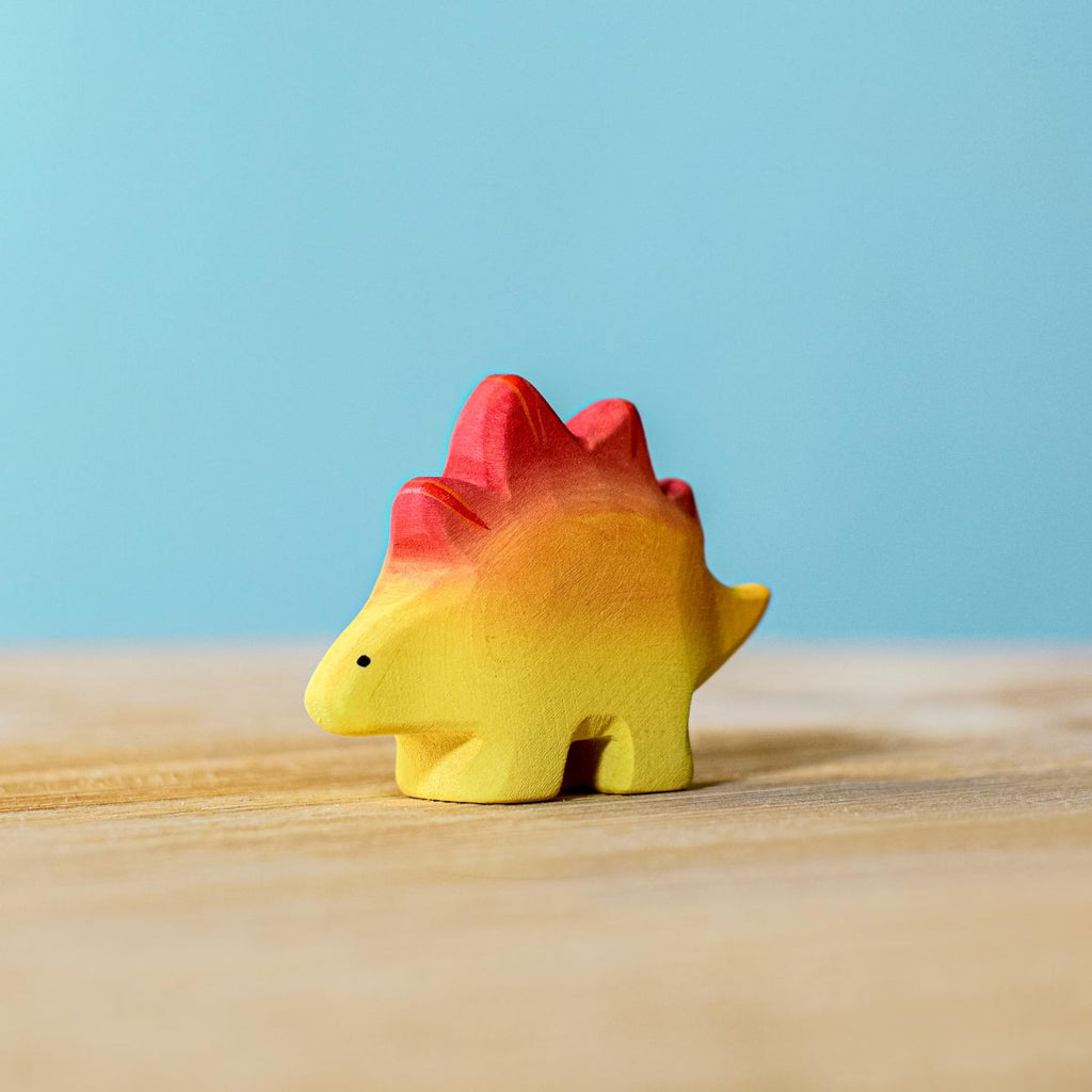 Baby Wooden Stegosaurus