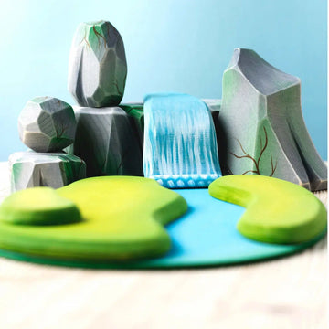 Mossy Rocks, Waterfall & River Plate Collection