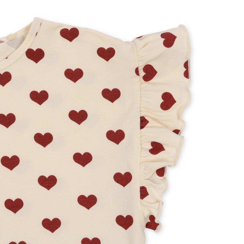 Reya Hearts T Shirt - Bon Coeur