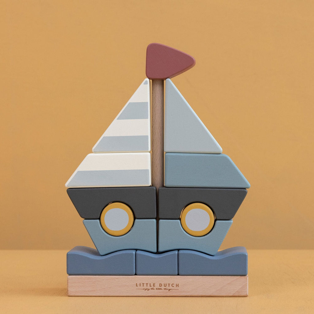 Sailboat Stacker Toy
