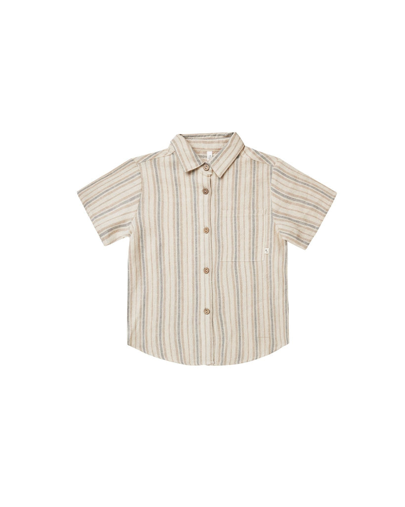 Short Sleeved Shirt - Pool Stripe