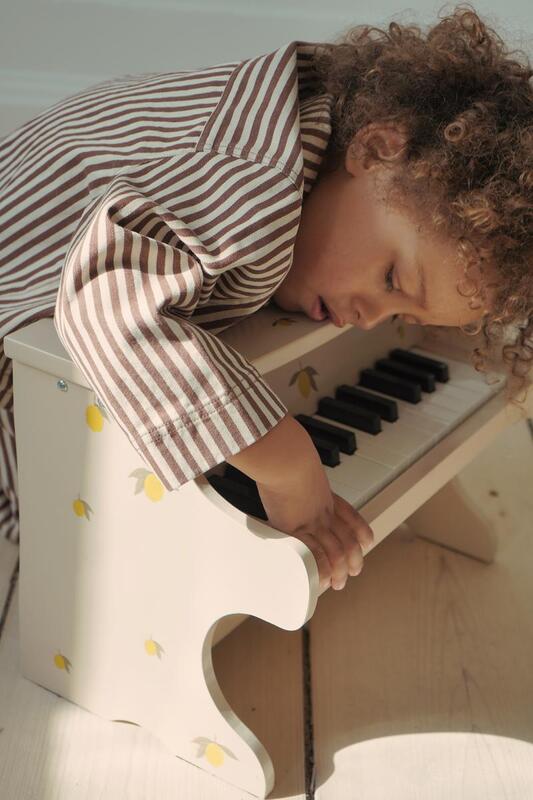 Wooden Children's Piano - Lemon