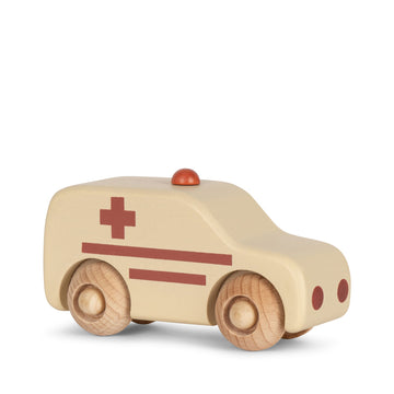 Wooden Rolling Ambulance