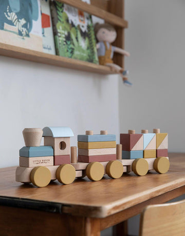 Wooden Stacking Train Toy