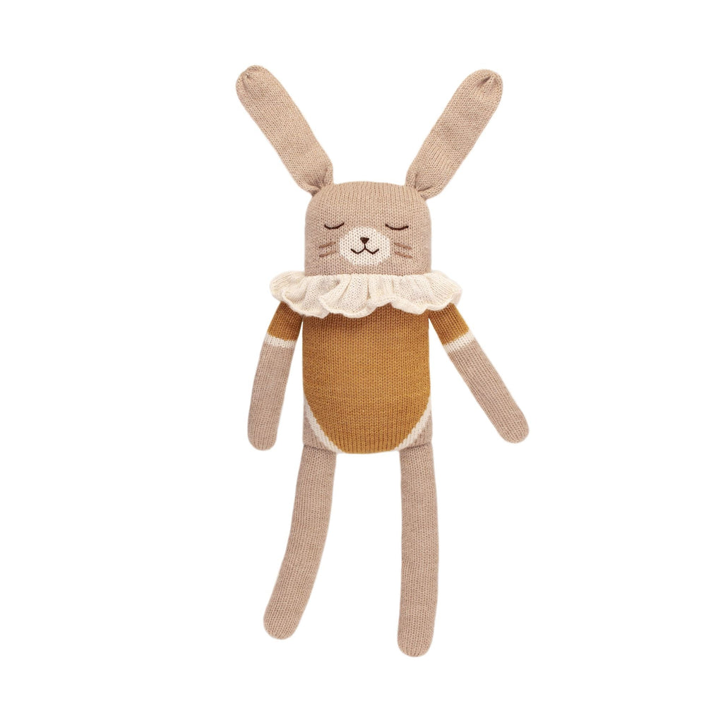 Knitted Big Bunny - Ocre Bodysuit