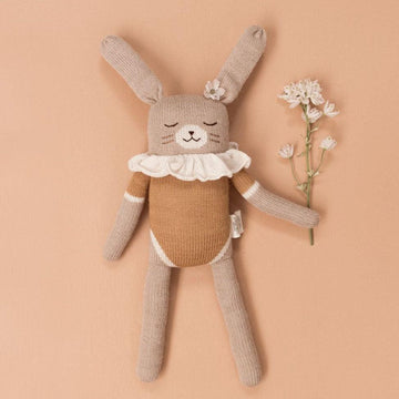 Knitted Big Bunny - Ocre Bodysuit